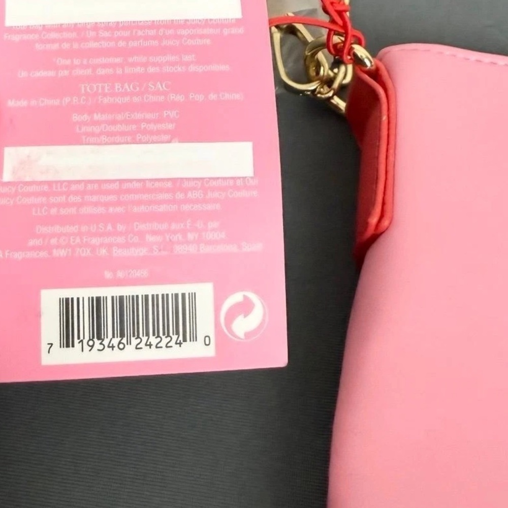 NWT Juicy Couture Pink and Orange Shoulder Bag - Picture 8 of 10